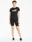 Puma Essential Short Sleeve Logo Tee, Black product photo View 03 S