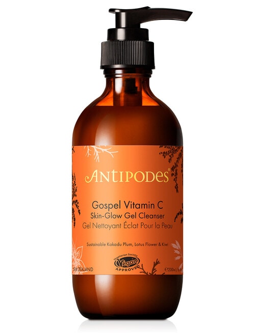 Antipodes Gospel Vitamin C Skin-Glow Gel Cleanser, 200ml product photo