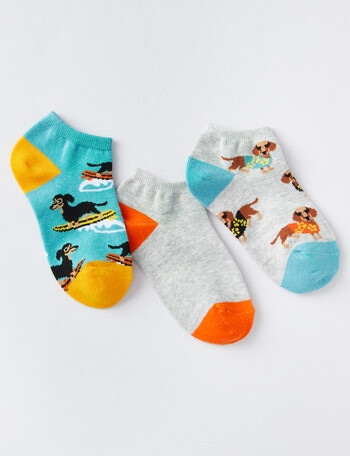 Simon De Winter Surf Dog Trainer Sock, 3-Pack product photo
