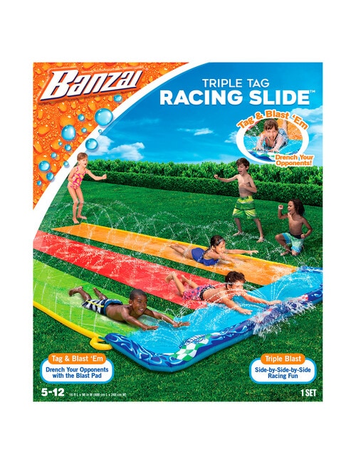 Banzai 16 Feet Speed Blast Water Slide, Triple product photo