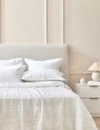Kate Reed Perry Linen Quilt, White product photo View 02 S