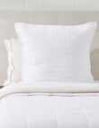 Kate Reed Perry Linen Euro Pillowcase, White product photo