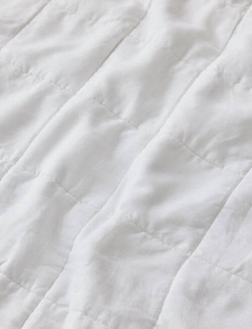 Kate Reed Perry Linen Euro Pillowcase, White product photo View 02 L