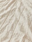 Kate Reed Perry Linen Standard Pillowcase, Natural product photo View 02 S