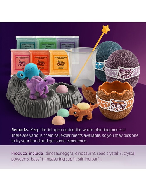 Science Can Crystal Dinosaur Growing Deluxe Kit product photo View 03 L