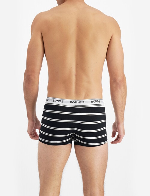 Bonds Bonds Trunk, 3-Pack, Black, Grey & Stripe product photo View 06 L