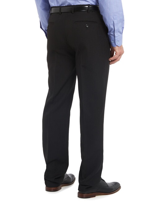 Savane Flat Front Pant, Black, 77cm Leg Length product photo View 02 L