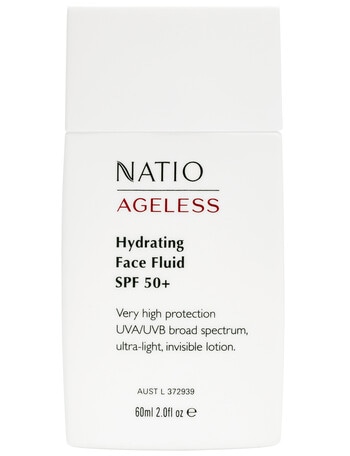 Natio Ageless Hydrating Face Fluid SPF 50+, 60ml product photo