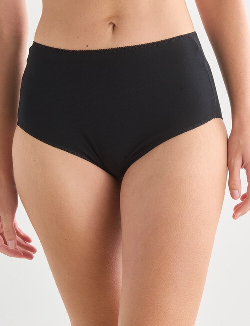 Lyric Full Briefs, 4-Pack, Black, 8-26 product photo