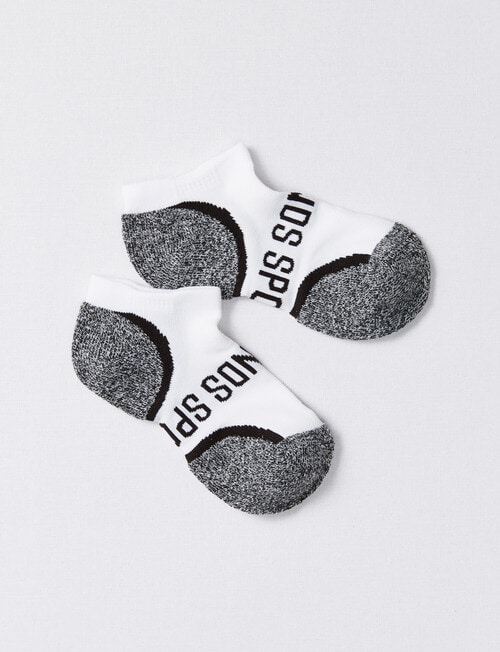 Bonds Ultimate Comfort Low-Cut Sock, 2-Pack, White product photo