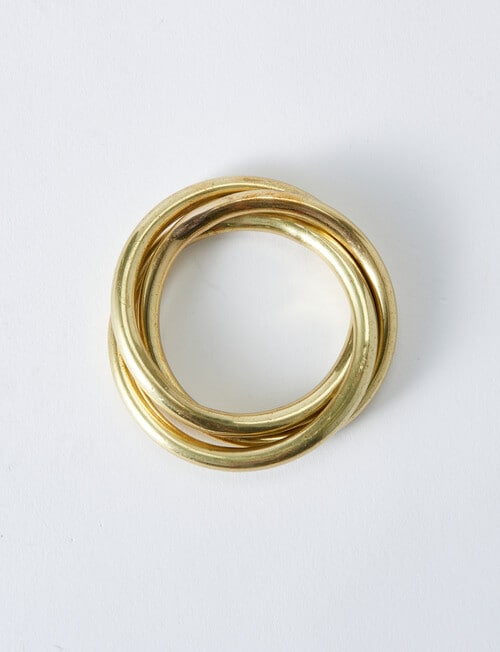 Amy Piper Oro Napkin Ring, Gold product photo View 02 L