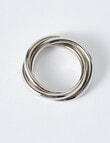 Amy Piper Oro Napkin Ring, Silver product photo View 02 S