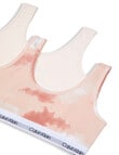 Calvin Klein Tie Dye Pink Tank Crop, 2-Pack, Pink, S-XL product photo View 02 S