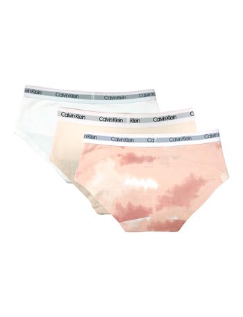 Calvin Klein Tie Dye Bikini Brief, 3-Pack, Pink, S-XL product photo