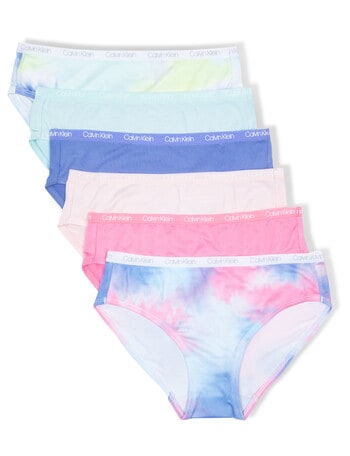 Calvin Klein Recycled Tie Dye Bikini Brief, 6-Pack, Assorted product photo