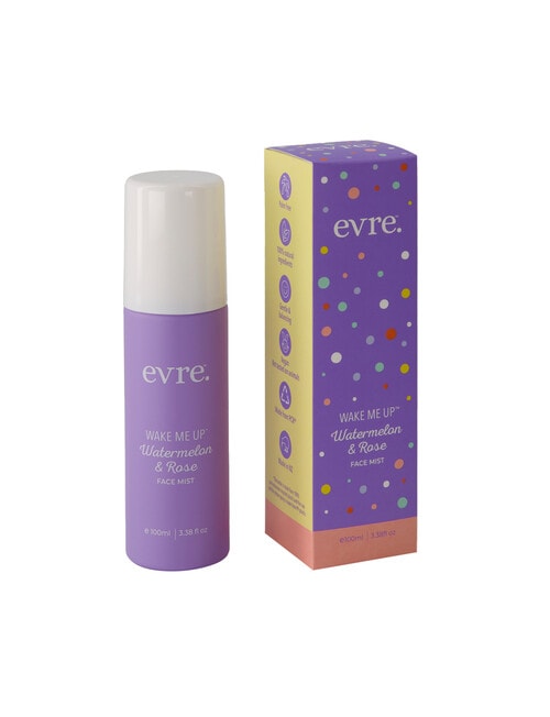 evre Wake Me Up Watermelon & Rose Face Mist, 100ml product photo
