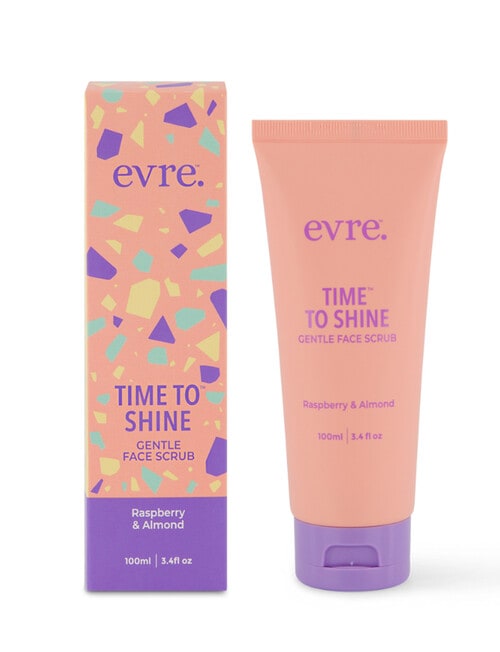 Evre Time To Shine Raspberry & Almond Face Scrub, 100ml product photo