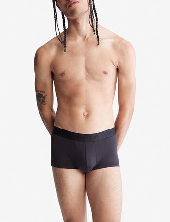 Calvin Klein Ultra Soft Low Rise Trunk, Black product photo