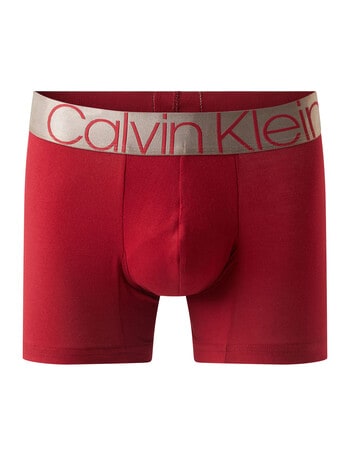 Calvin Klein Icon Cotton Trunk, Burgundy product photo