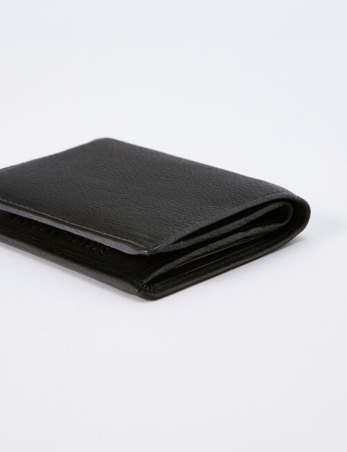 Laidlaw + Leeds Slim Vertical Wallet, Black product photo View 03 L
