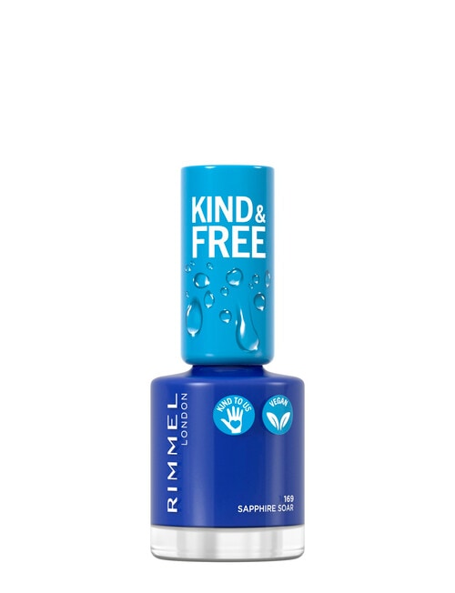 Rimmel Kind & Free Nail Polish, 169 Sapphire Soar product photo