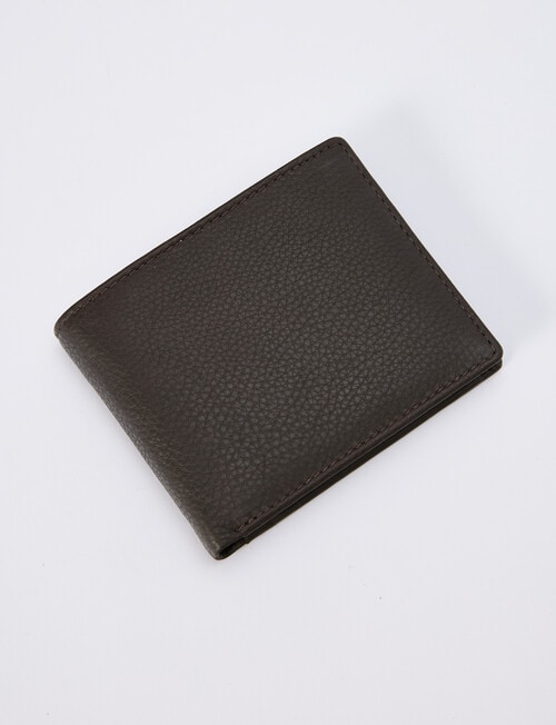 Laidlaw + Leeds Coin Flap Wallet, Brown product photo View 02 L
