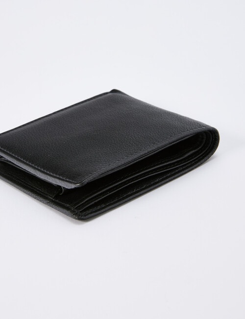 Laidlaw + Leeds Coin Flap Wallet, Black product photo View 03 L