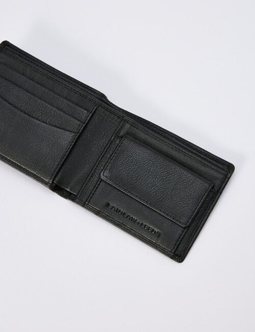 Laidlaw + Leeds Coin Flap Wallet, Black product photo View 05 L