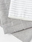 Stevens Huntly Tea Towel, 3-Pack, Grey product photo View 03 S