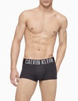 Calvin Klein Intense Low Rise Trunk, 3-Pack, Black product photo View 02 S