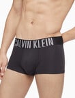 Calvin Klein Intense Low Rise Trunk, 3-Pack, Black product photo View 04 S
