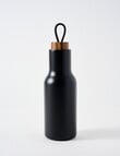 Tempa Insulated Drink Bottle, Black, 600ml product photo