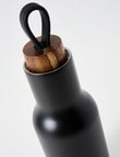 Tempa Insulated Drink Bottle, Black, 600ml product photo View 02 S