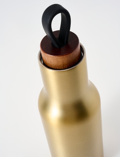 Tempa Insulated Drink Bottle, Gold, 600ml product photo View 02 L