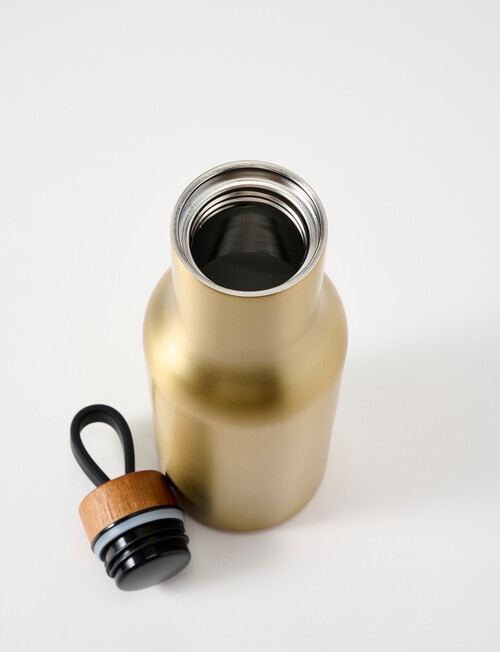 Tempa Insulated Drink Bottle, Gold, 600ml product photo View 03 L
