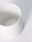 M&Co Pure Cylinder Pot, 12.5cm, White product photo View 03 S