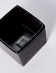 M&Co Pure Square Pot, 14.5cm, Black product photo View 03 S