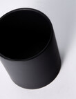 M&Co Pure Cylinder Pot, 12.5cm, Black product photo View 03 S