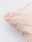 Kate Reed Provence Lace Trim European Pillowcase, Rose product photo View 02 S