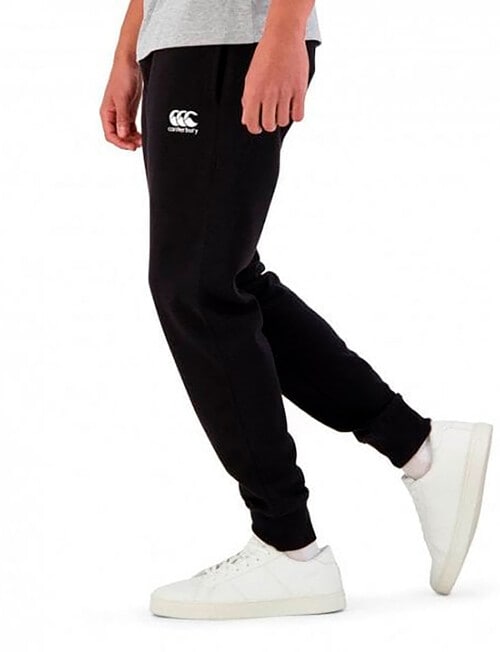 Canterbury Tapered Fleece Cuff Pant, Black product photo View 03 L