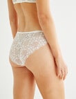 Lyric Marlene Lace Bikini Brief, White product photo View 02 S