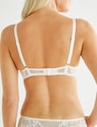 Lyric Marlene Lace Underwire Bra, White, B-DD product photo View 02 S