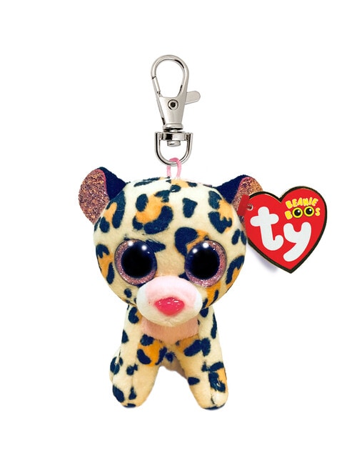 Ty Beanies Boo Livvie Leopard Clip product photo