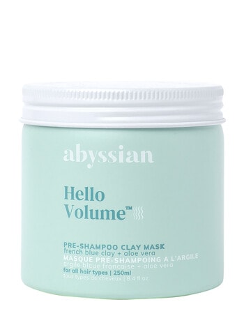 abyssian Hello Volume Pre-Shampoo Clay Mask, 250ml product photo
