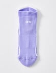 DS Socks Sport Coolmax Padded Sole Liner Sock, Purple product photo View 03 S