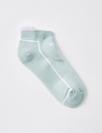 DS Socks Sport Coolmax Padded Sole Liner Sock, Mint product photo