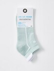 DS Socks Sport Coolmax Padded Sole Liner Sock, Mint product photo View 02 S