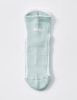 DS Socks Sport Coolmax Padded Sole Liner Sock, Mint product photo View 03 S