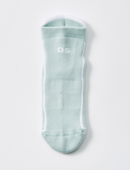 DS Socks Sport Coolmax Padded Sole Liner Sock, Mint product photo View 03 L