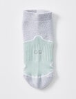 DS Socks Sport Coolmax Padded Welt Liner Sock, Mint product photo View 03 S